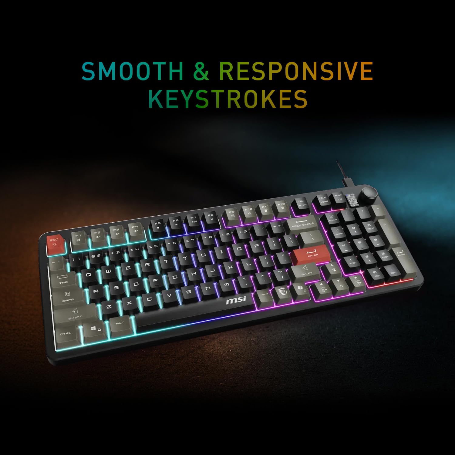Amazon.co.jp: MSI Forge GK110 コンボ US – ゲーミングRGBキーボード
